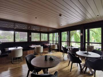 Faux plafond, Hôtel des Berges à Illhaeusern 